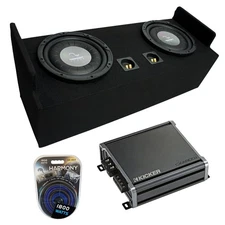 1982-2004 GMC Sonoma Extended Cab Truck Harmony F124 Dual 12" Sub Box & CXA800.1