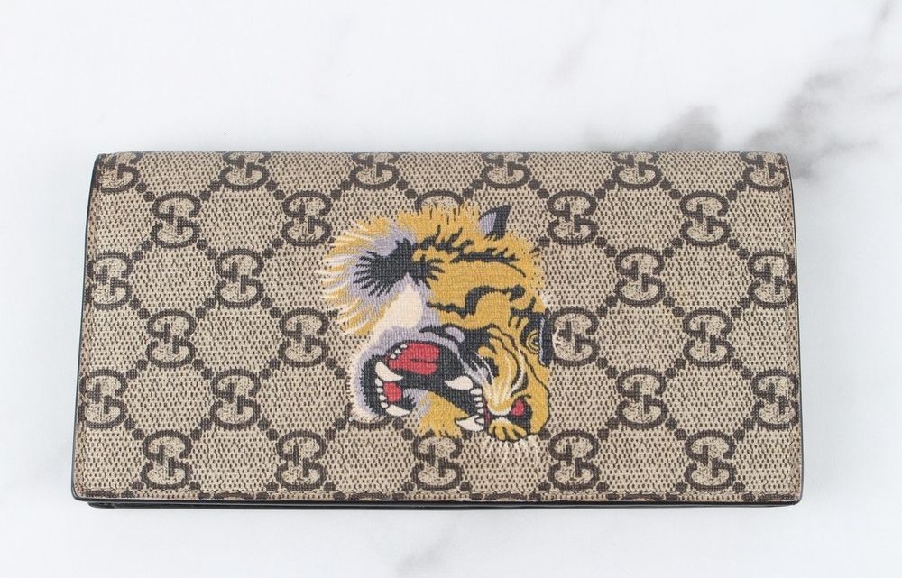 Gucci Tiger Long Wallet 71799724 | eBay