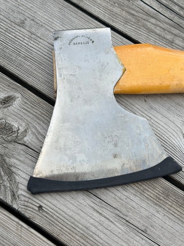Gränsfors Broad Axe Carpenter’s Axe Bergsjö Vintage 1950s-70s 6.3” Edge 3.66 lb 