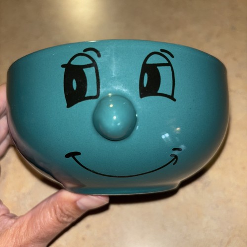 3 Livingware Collection Soup Salad Bowls 3D Funny Faces Ceramic - Picture 2 of 8