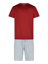Phil & Co. Berlin Herren Pyjama Shorty Schlafanzug Kurzarm Kurz Nachtw&Atilde;&curren;sche