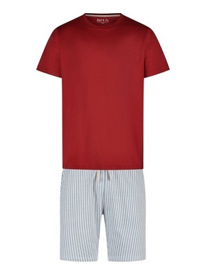 Phil & Co. Berlin Herren Pyjama Shorty Schlafanzug Kurzarm Kurz NachtwÃ¤sche