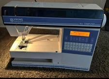 Husqvarna Viking 400 Computer Sewing Machine Tested Working