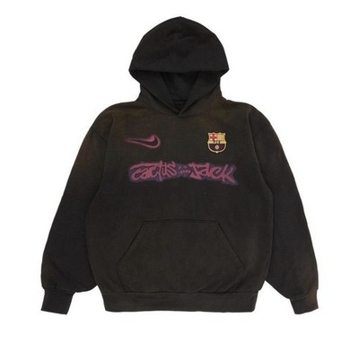 Cactus Jack X Nike X FC Barcelona Hoodie   Travis Scott   S  (Ready to Ship)