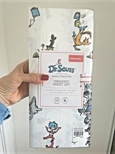 Disney Pottery Barn TODDLER bed SHEET SET Seuss baby crib holiday Christmas kid