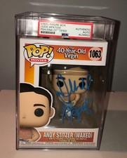 Judd Apatow 40 Year Old Virgin Director Andy Stitzer Waxed 1063 Signed Funko PSA
