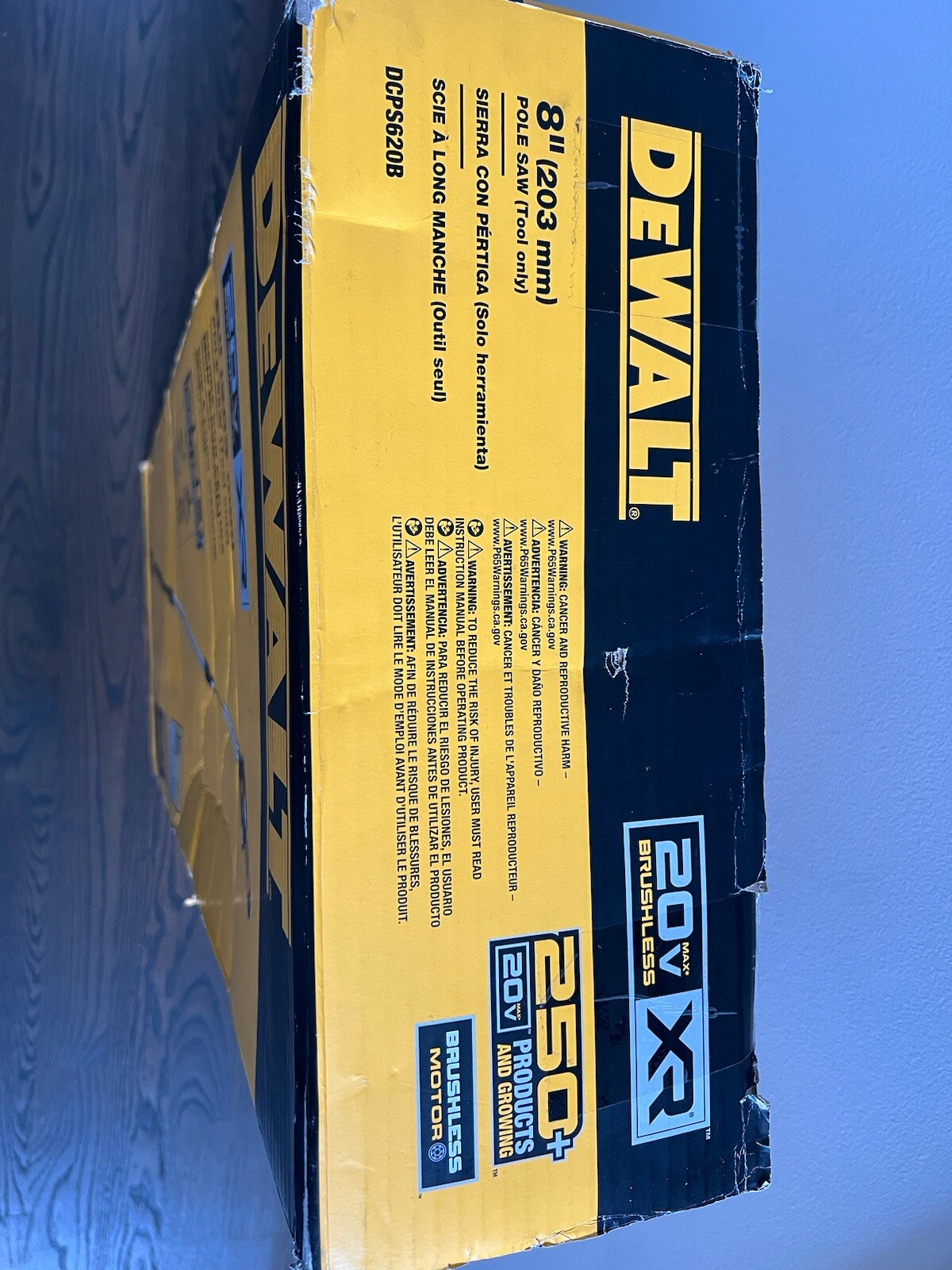 DEWALT DCPS620B 20V MAX XR Brushless LiIon Cordless Pole Saw (Tool