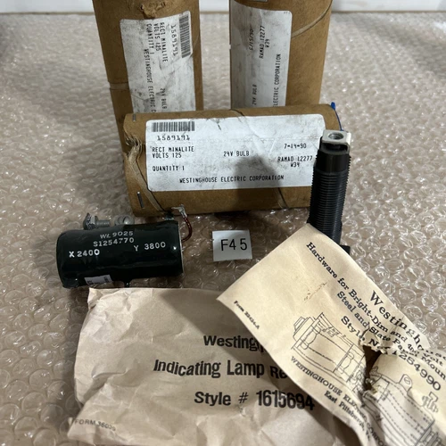 (3) WESTINGHOUSE 1589191 125V. RECT. MINALITE FOR 24 VOLT BULB