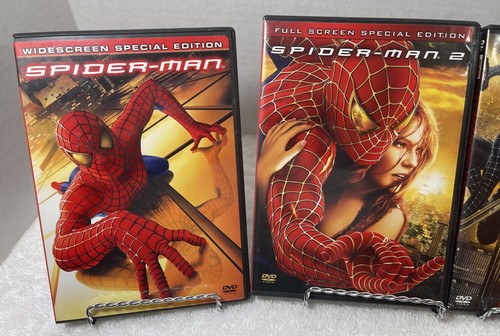 Spider-Man 1, 2, 3, & Villians of 3- Toby Maguire, Kirsten Dunst, Alfred Molina - Imagen 2 de 10