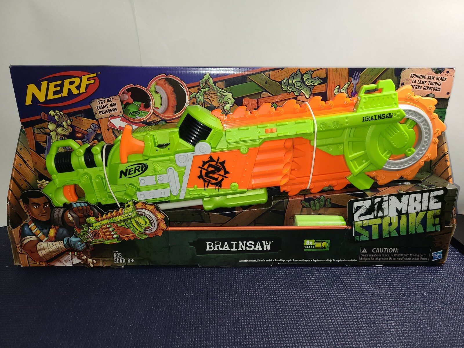 zombie brainsaw nerf gun