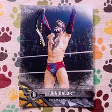 Finn Balor def Samoa Joe 2017 Topps WWE NXT Matches & Moments #30