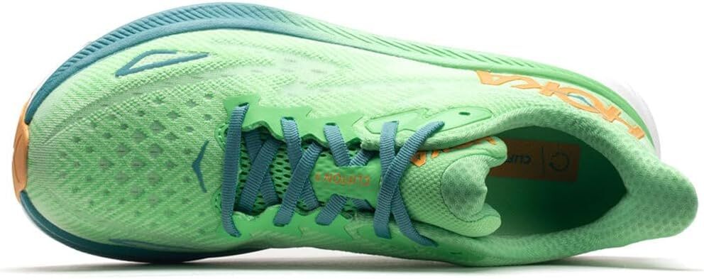 HOKA CLIFTON 9 Sneakers Zest/Lime Glow New | eBay display picture 3