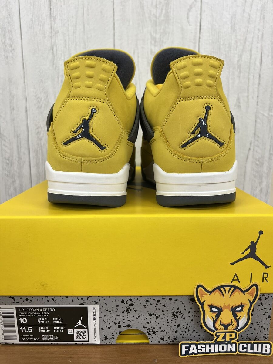 Air Jordan 4 Retro Lightning Tour Yellow MENS CT8527-700 | eBay Air Jordan 4 Retro Lightning Tour Yellow MENS CT8527-700 | eBay