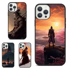 For Samsung Galaxy Motorola Apple iPhone Anti scratch Cover cherry samurai angle