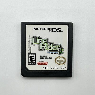 Jeu Nintendo DS Line Rider - Cartouche Seule - état Correct Avec Marques D'usure