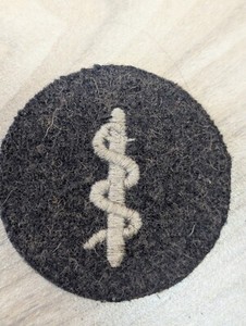 WW2 German Specialist Patch Medical Orderly Insignia