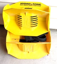 Hydro Bell Tone Aquatic Pool Fitness System 1 Exercise Yellow Water Dumbbells