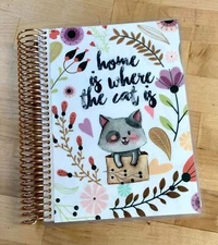 Home is Where the Cat Is Cover Set 4 use w Erin Condren A5 Coil Spiral Planner