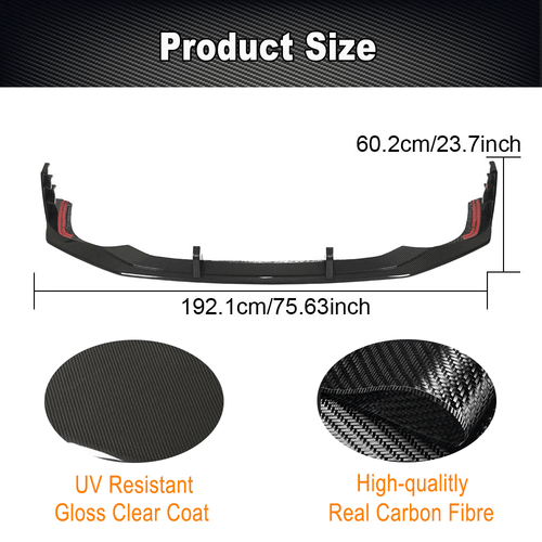 DRY Carbon Frontlippe Spoilerlippe Frontspoiler für Audi RS7 Sportback 2020-2023 - Bild 7 von 12