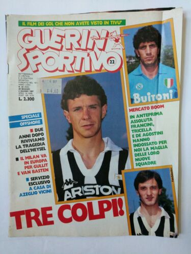 Guerin Sportivo Włoski magazyn piłkarski / piłkarski czerwiec 1987  - Zdjęcie 1 z 1