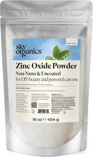 - Zinc Oxide Powder, 16 Oz - Non-Nano  Uncoated - Make Your Own Lotion, Deod...
