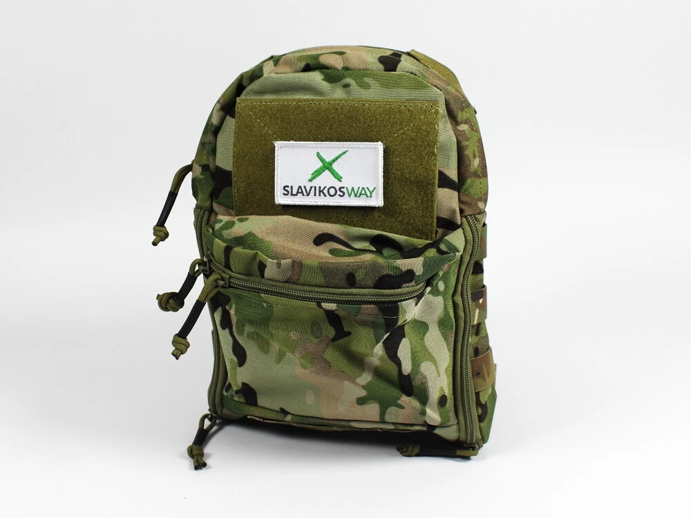 Zaino Con Fantasia Mc2 Saint Barth / Verde - Foto 13