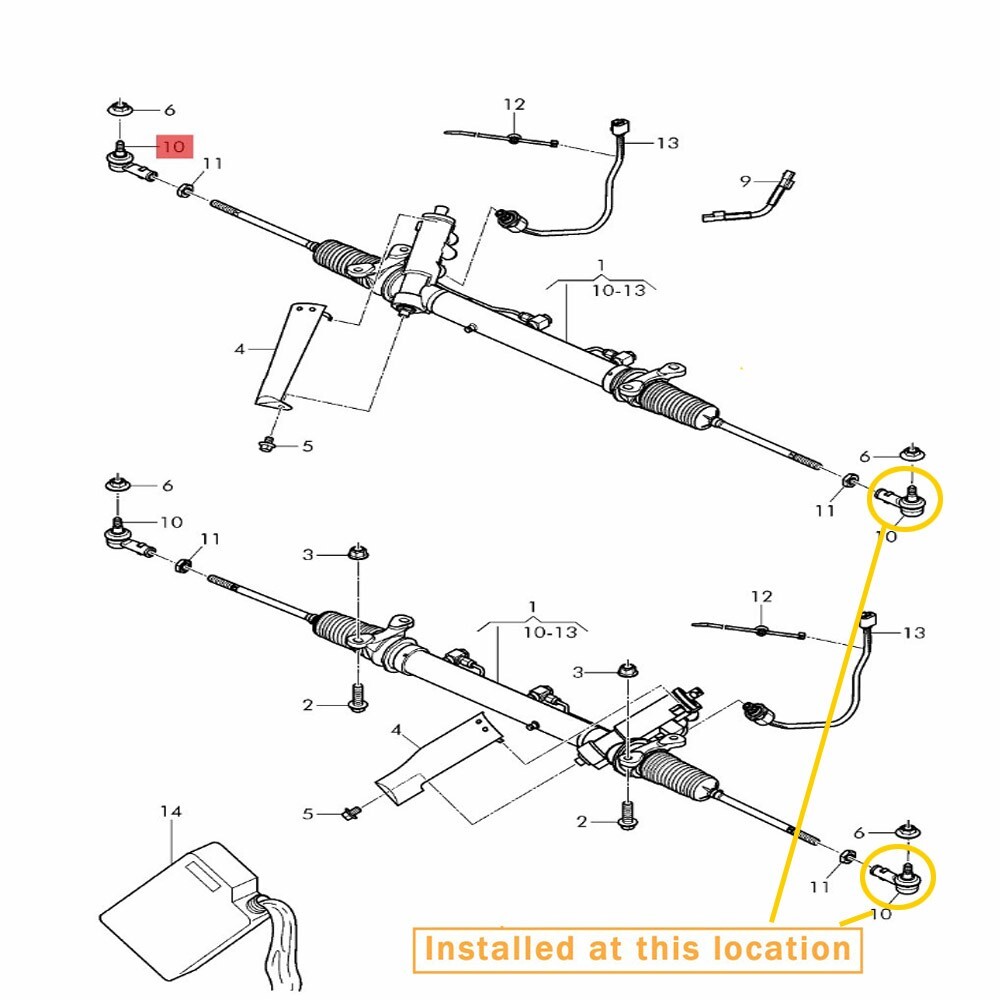 🚚  Bentley Mulsanne Outer Tie Rod Ball Joint OE:3Y1422075D  3Y1422075E 3Y04228