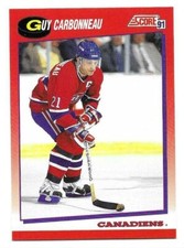 GUY CARBONNEAU 1991-92 SCORE CANADIAN CARD NM-MT+ CONDITION