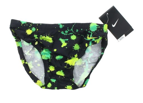 Nike TFSS0004 Boys Youth Swimming Splatter Swim Briefs Swimsuit TFSS0004 - Picture 5 of 12
