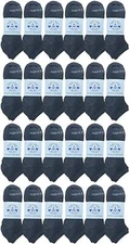 24 Pair Yacht & Smith Low Cut Socks Lightweight Breathable Socks(GRAY, Womens)
