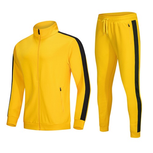 Men Tracksuit Outfit 2-Piece Set Long Sleeve Jacket and Pants Set - Bild 1 von 13