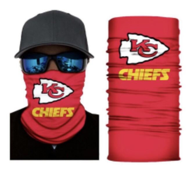 kasas city cheifs neck gaiter face mask eBay