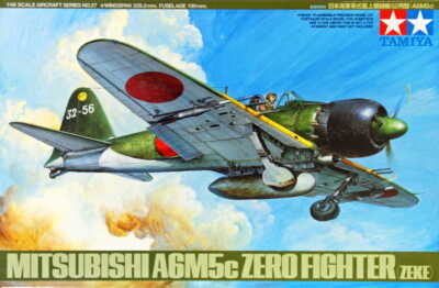 TAMIYA 61027 1:48 Mitsubishi A6M5c Zero Fighter (Zeke) Plastic Model Kit