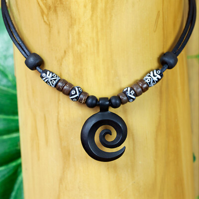 Surfer Chain Leather Necklace Surf Style Necklace Men Women New Zealand 