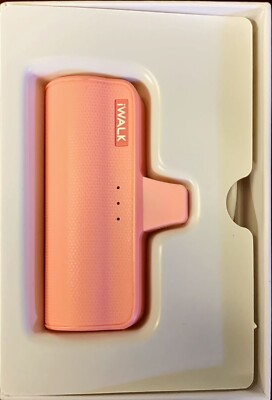 iWALK Mini Powerbank Fast Charger Tragbares Ladegerät für iPhone  4500mAh Pink