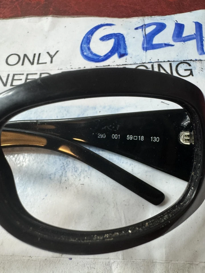 Gafas de sol vintage Fendi FS299 001 59[]18 130 hechas en Italia inserción en frío Foto 2 de 4