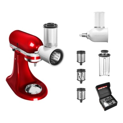 KitchenAid 5KSM2FPPC Zubehör-Set Bundle für Küchenmaschinen, Fleischwolf, Pürier