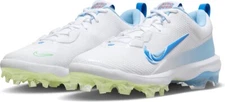 Nike Force Trout 9 Pro MCS White Blue FQ7726-104 Men's Size 9