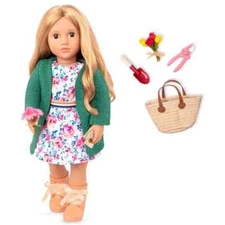 Our Generation Sage 18" Gardening Doll And Accessories