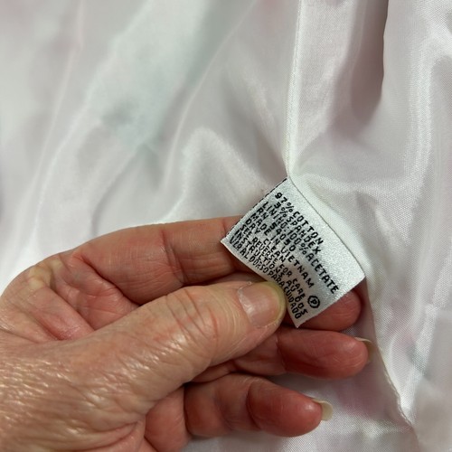 Le Suit Petite Giacca Blazer Donna 10P Rosa Floreale Tropicale Matrimonio Maniche 3/4 - Foto 7 di 8