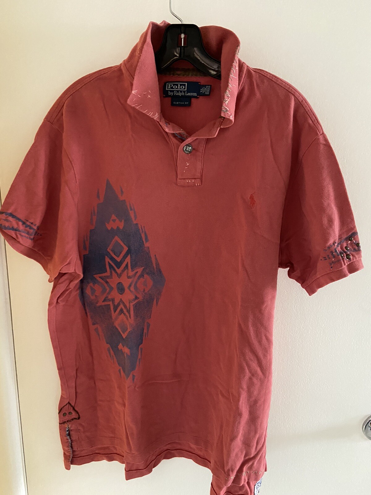 RARE  Ralph Lauren Custom Limited Concho Shirt Native American Indian XL image 2