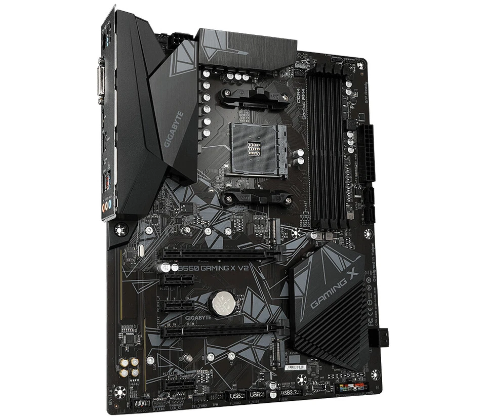 Gigabyte B550 Gaming X V2 AMD B550 Socket AM4 ATX DDR4-SDRAM Motherboard - Imagen 3 de 4