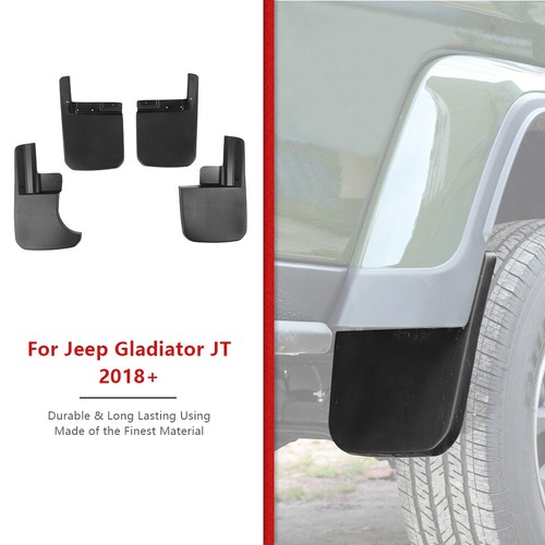 4pcs Car Mud Flaps Splash Guards Fender Flares for 18+ Jeep Gladiator