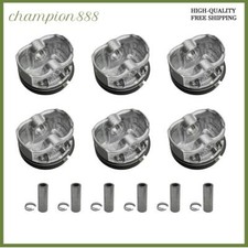 6x Pistons Rings Set Std For Volvo S80 V70 Xc60 Xc70 Xc90 3.2 L6 T6 B6324s