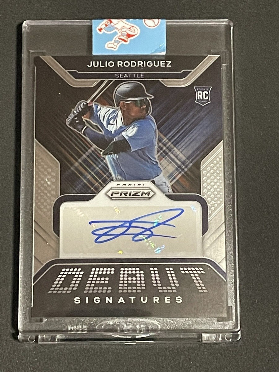 2022 Prizm Julio Rodriguez Debut Signatures Rookie Auto Autograph 
