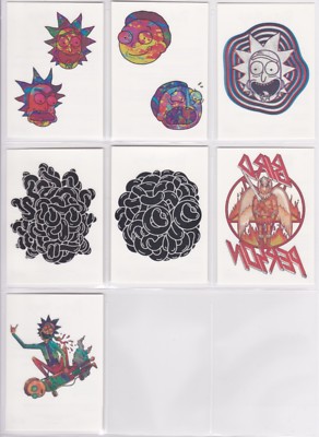 Rick and Morty Season 1, Temporary Tattoo Chase Card Set T1-7