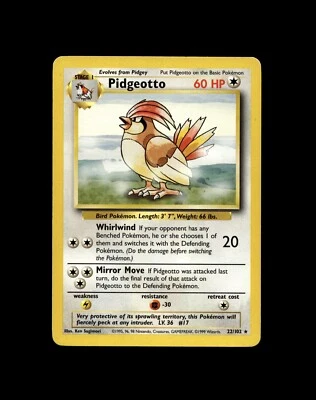 Pidgeotto Pokémon TCG Cards for sale | eBay