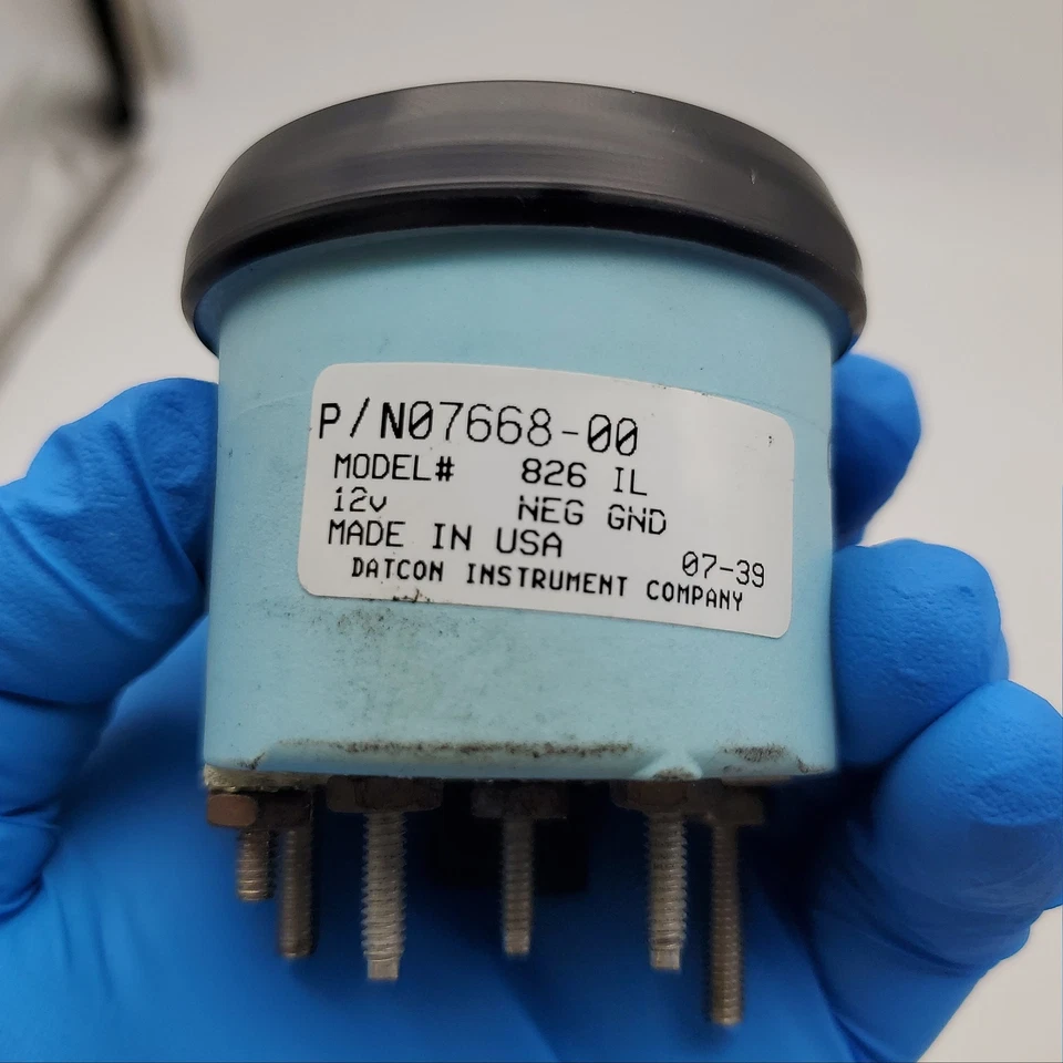 Kalmar Ottawa 90023233 Water Temp Gauge 100-280 12v Illuminated for Yard Trucks Foto 4 de 4