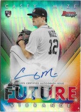 2021 Bowman's Best CASEY MIZE Future Vibrance Auto Rookie Refractor /100