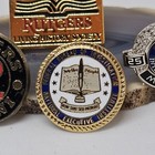 Lot of 4 Lapel Pins Kiwanis 25 yr member FBI Institute Rutgers — photo 4
